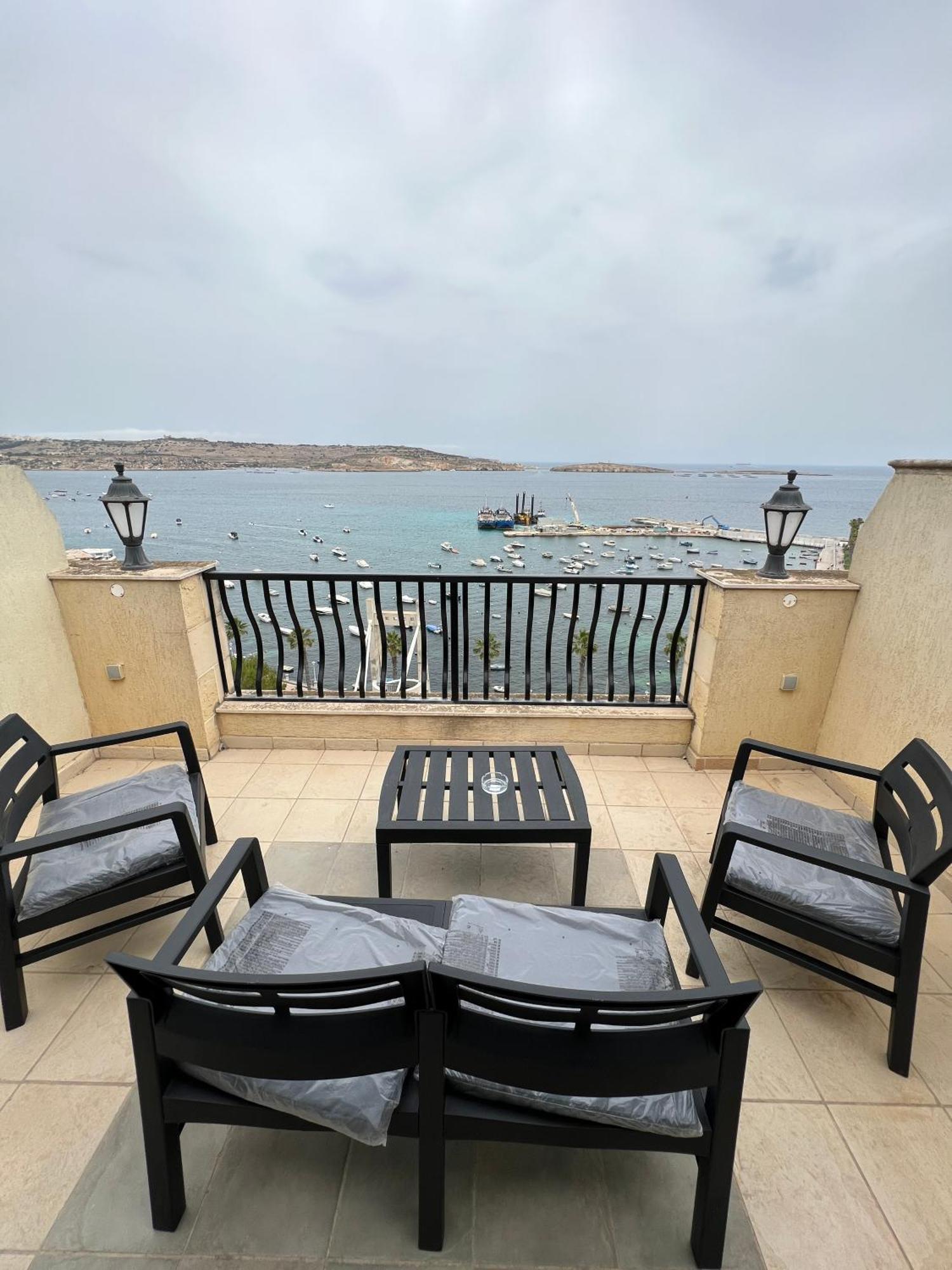 Sea View Penthouse St. Paul's Bay Exterior foto